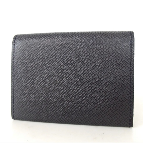 AUTH LOUIS VUITTON Black Anvelope Carte de Visite Taiga Card Case - Picture 2 of 11